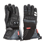 StormGuard Heated Motorcycle Gloves // Black (M)