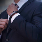 Walk Bracelet Leather Strap // Black (6.1'' - 7.0'')