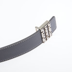 Breza Leather Belt // Grey (Size 34)