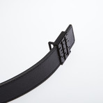 Breza Leather Belt // Black (Size 28)