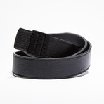 Breza Leather Belt // Black (Size 28)