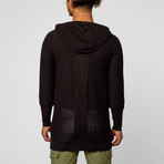 Zanerobe // Salem Hood Knit // Black (S)