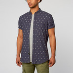 Zanerobe // Seven Foot Button Up // Indigo Ditzi (S)