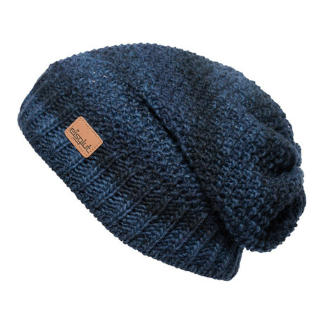 Nelson Wool Blend Beanie // Navy