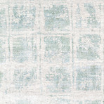 Hand-Knotted Bamboo Silk Area Rug // PV-5 // Ivory (1'7L x 1'W)