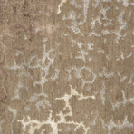 Hand-Knotted Silk + Wool Area Rug // REFLECTION-3 // Camel