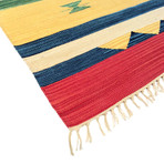 Hand-Woven Cotton Area Rug // PBB-03 // Multi (5'L x 4'W)