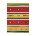 Hand-Woven Cotton Area Rug // PBB-03 // Multi (5'L x 4'W)