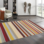Hand-Woven Cotton Area Rug // PBB-05 // Multi