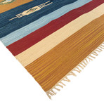 Hand-Woven Cotton Area Rug // PBB-02 // Multi (6'L x 4'W)