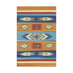 Hand-Woven Cotton Area Rug // PBB-02 // Multi (6'L x 4'W)