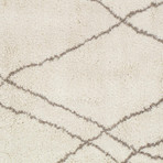 Hand-Knotted Lamb's Wool Area Rug // PMOR-22 // Ivory