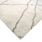 Hand-Knotted Lamb's Wool Area Rug // PMOR-22 // Ivory