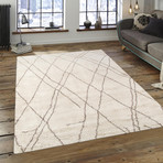 Hand-Knotted Lamb's Wool Area Rug // PMOR-22 // Ivory