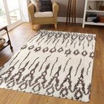 Hand-Knotted Lamb's Wool Area Rug // PMOR-21 // Ivory