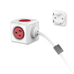 PowerCube Surge Protector // Red (10')