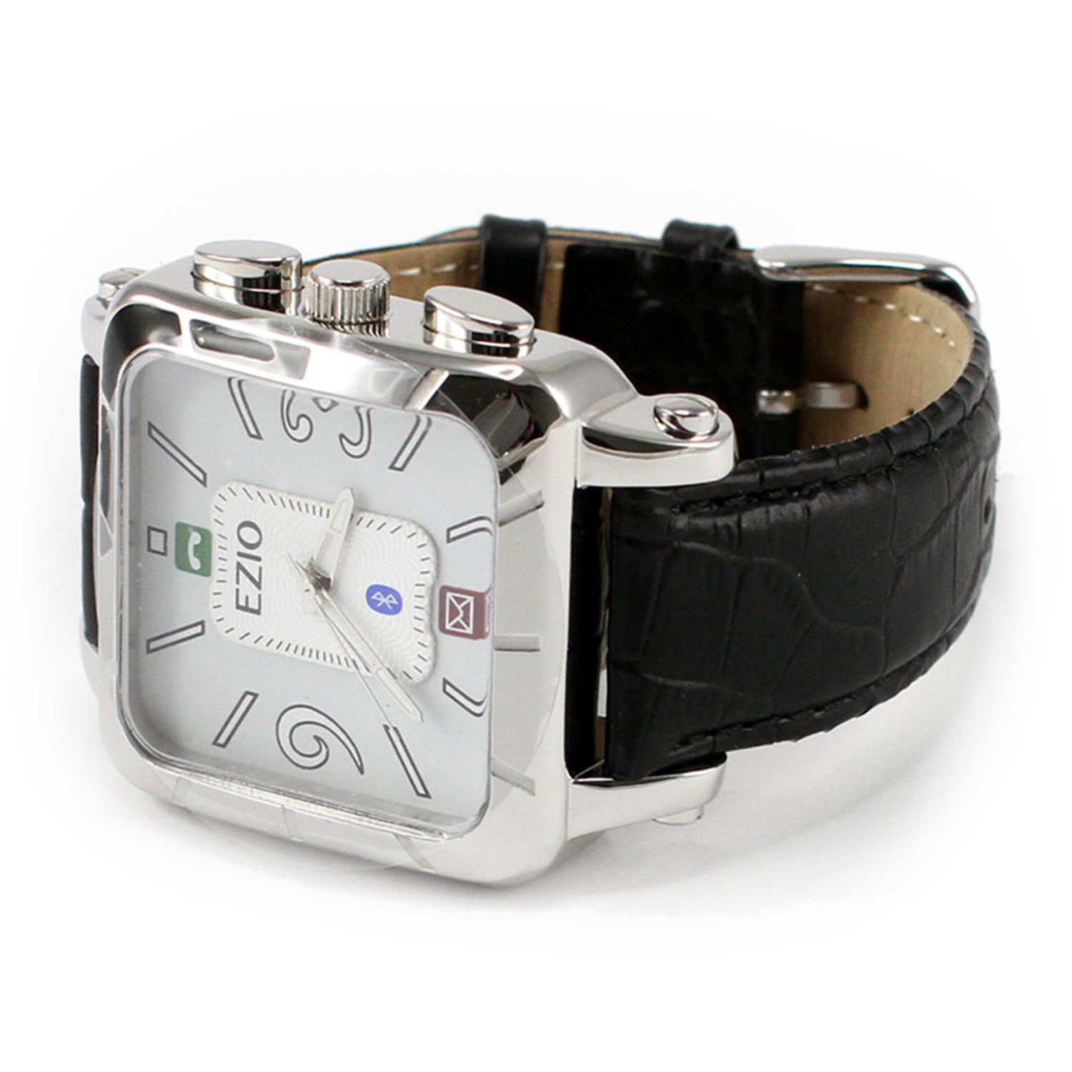 Bluetooth Smart Watch Quartz // Kestrel // Black EZIO Touch of Modern