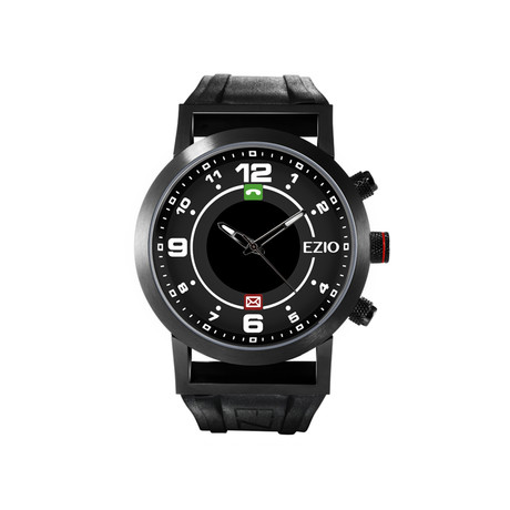 Bluetooth Smart Watch Quartz // Saker // Black