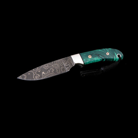 Malachite Fixed Blade Knife
