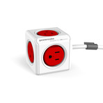 PowerCube Surge Protector // Red (10')