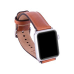 Soft Leather Apple Watch Band // 42mm (Floater Black)