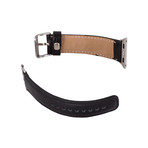 Soft Leather Apple Watch Band // 42mm (Floater Black)