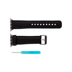 Soft Leather Apple Watch Band // 42mm (Floater Black)