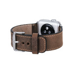 Soft Leather Apple Watch Band // 42mm (Floater Black)