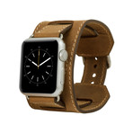 Watch-Cuff Apple Watch Band // 42mm (Rustic Brown)