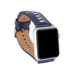 Padded Leather Apple Watch Band // 38mm (Mixed Burned)