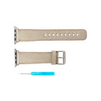 Soft Leather Apple Watch Band // 38mm (Sacco Grey)