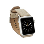 Soft Leather Apple Watch Band // 38mm (Sacco Grey)