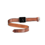 Double Tour Genuine Leather Band // Apple Watch 38mm (Rustic Brown Leather)