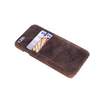 Snap-On Case + Card Slots // iPhone 6/6s (Antique Coffee Leather)