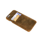 Snap-On Case + Card Slots // iPhone 6/6s (Antique Coffee Leather)