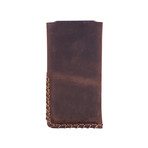 Hand-Stitched Wallet Sleeve // iPhone 6/6s (Rustic Brown Leather)