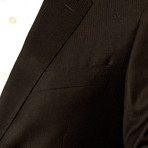 Venezia Modern Fit Suit // Textured Black (US: 40S)