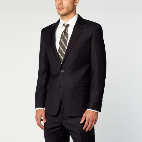 Venezia Modern Fit Suit // Textured Navy (US: 36S)