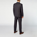 Venezia Modern Fit Suit // Small Check Grey (US: 40S)