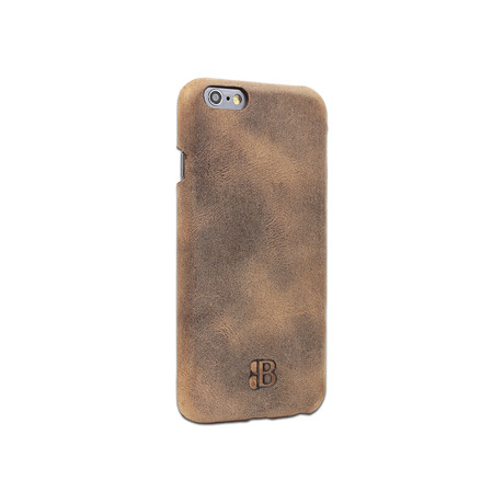 Snap-On Case // Antique Coffee Leather (iPhone 6/6s)