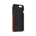 Snap-On Case // Rustic Brown Leather (iPhone 6/6s)