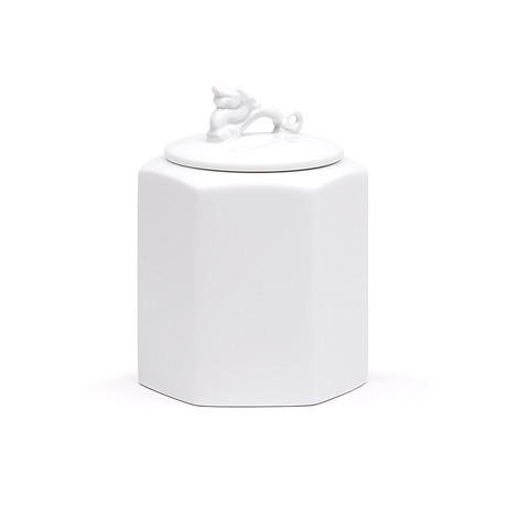 GUARDIANS Jar // White Dragon (Small)