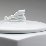 GUARDIANS Jar // White Dragon (Small)