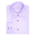 Mariano Button-Up Shirt // Lilac Masterpiece Jacquard (3XL)