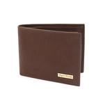 Stonewashed Leather with Bi-Fold Wallet // Brown
