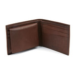Stonewashed Leather with Bi-Fold Wallet // Brown