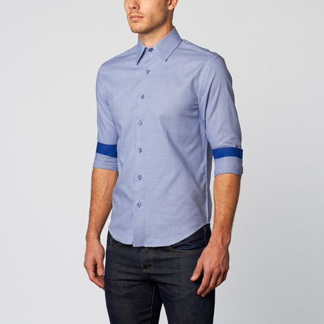 Black Ice // Button-Down Shirt // Blue (S)