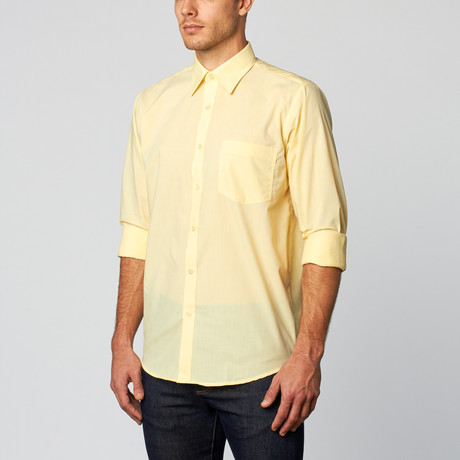 Toscani // Modern Fit Shirt // Yellow (S)