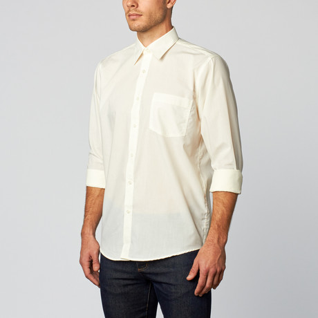 Toscani // Modern Fit Shirt // Off White (S)