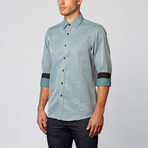 Palenzo // Button Down Shirt // Green (S)